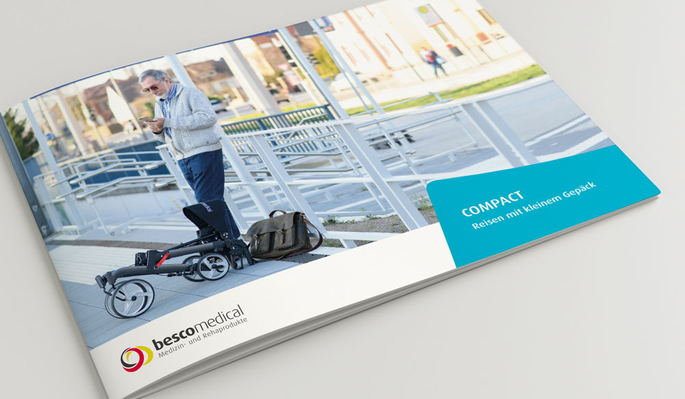 Flyer Bescomedical Medizin- und Rehaprodukte