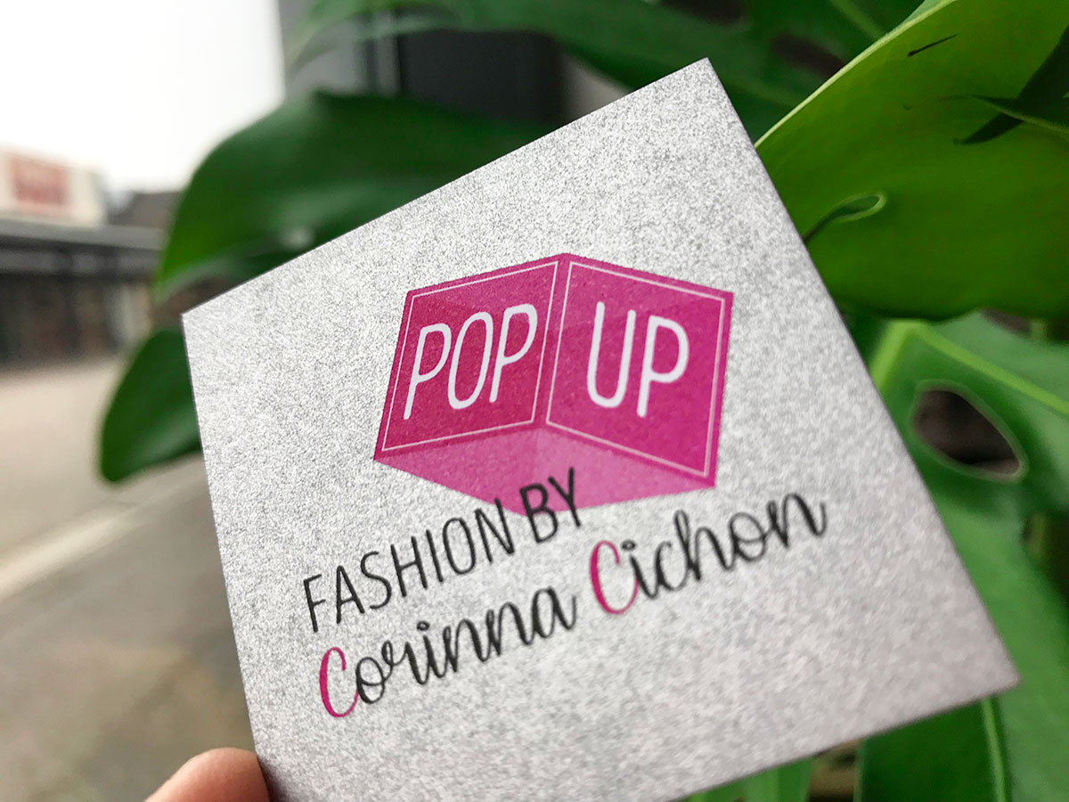 Visitenkarte mit Logo von Corinna Cichon