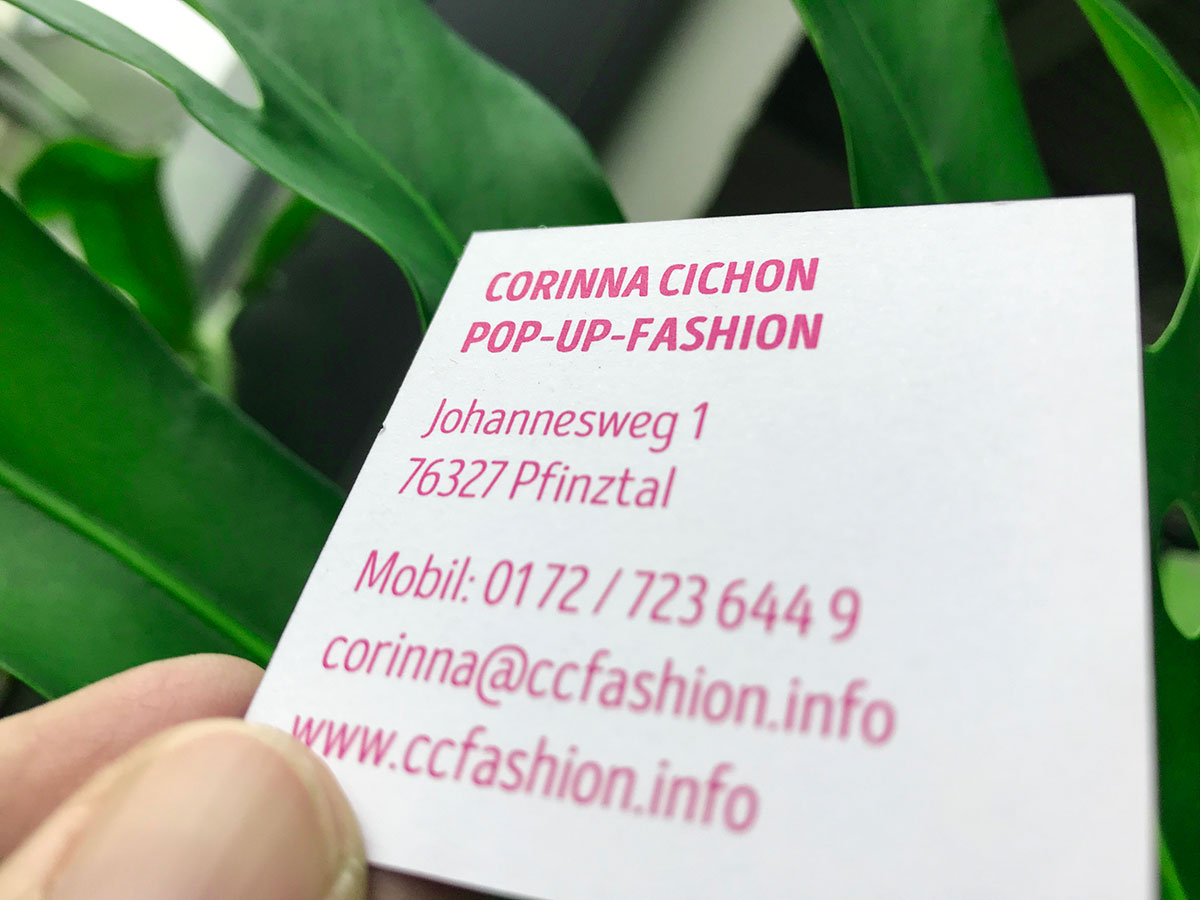 Visitenkarte von Corinna Cichon