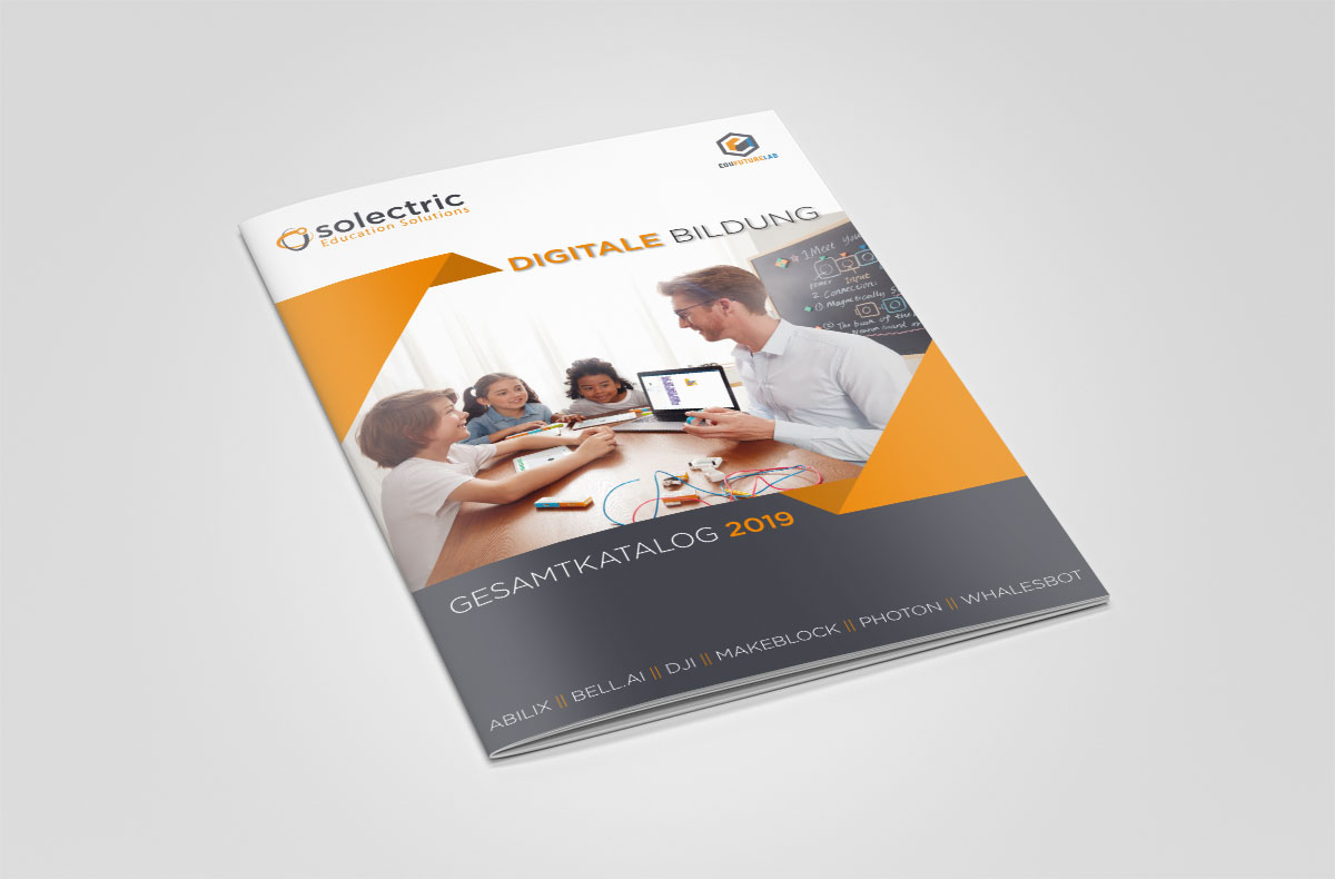 Das Cover des Solectric-Kataloges