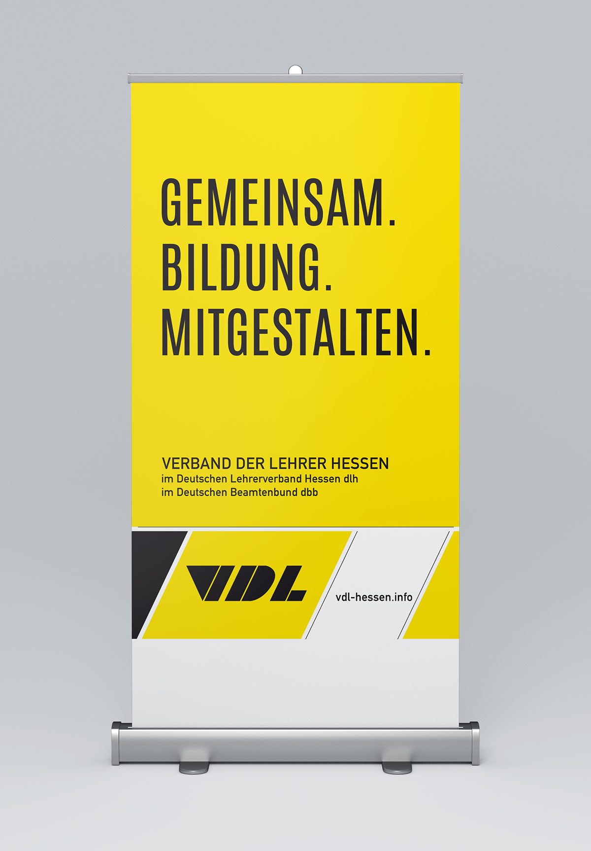Roll-Up für Präsentationszwecke