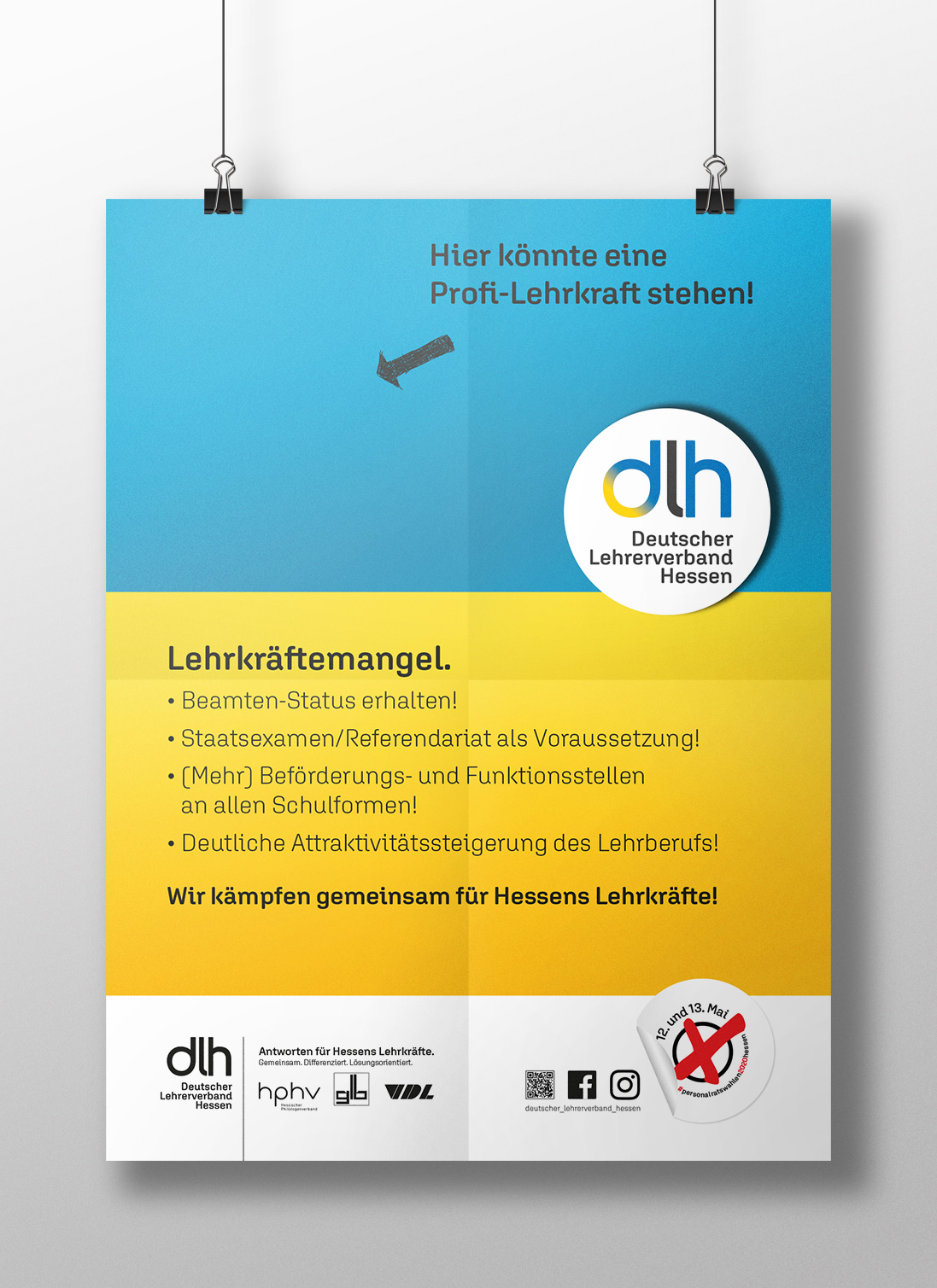 dlh – Deutscher Lehrerverband Hessen | poster2