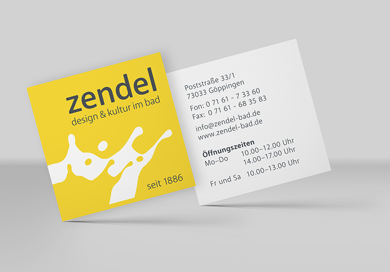 Zendel Visitenkarten