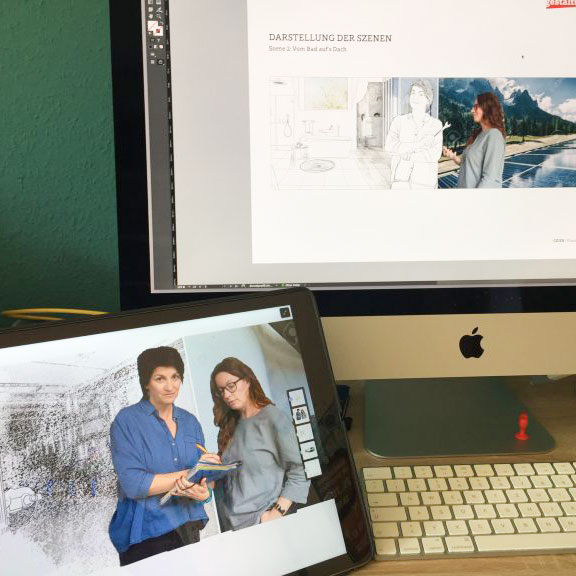 Moodboards, Scribbles, Ideensammlungen – so beginnt der kreative Prozess.